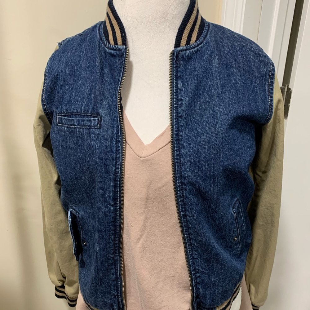 Denim Bomber Jacket